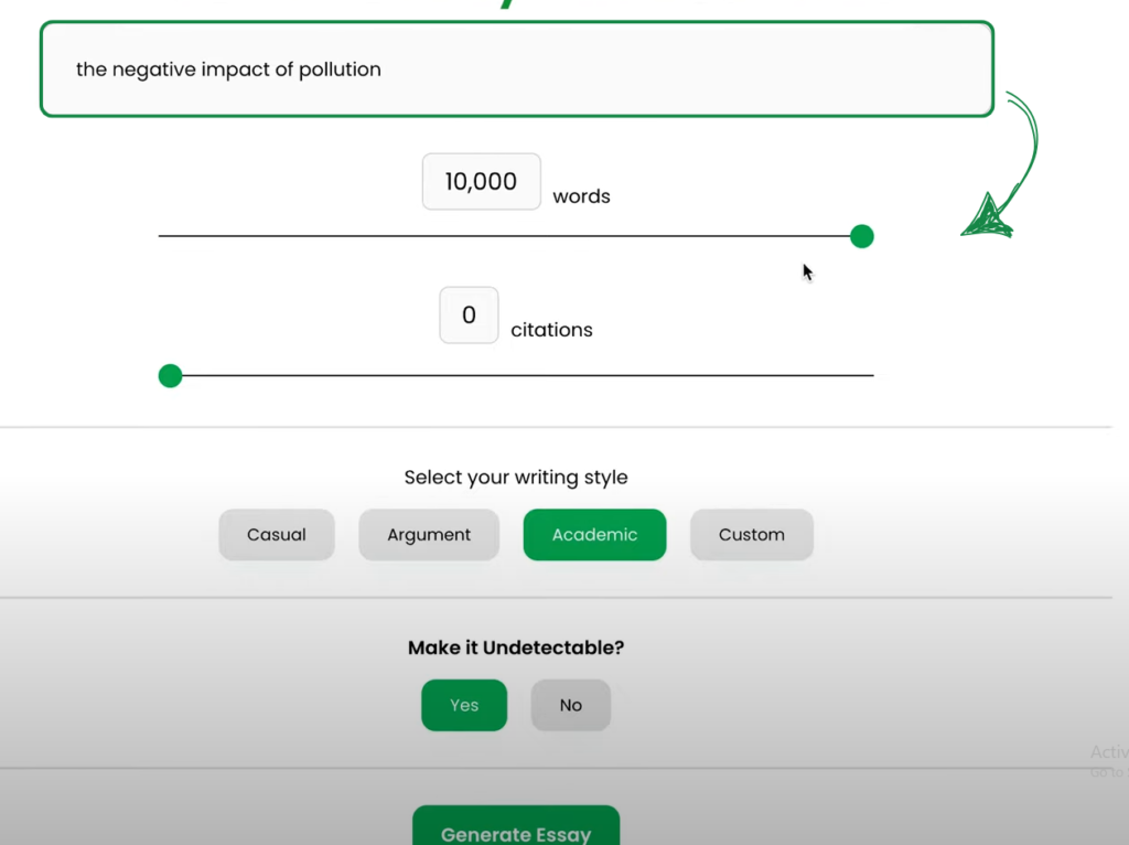 writeless ai Custom essay format