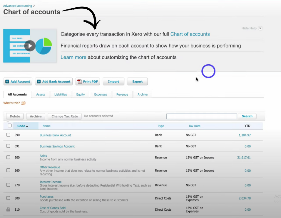 xero advanced accounting