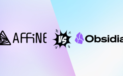 AFFiNE Pro vs Obsidian: Choose Your Brainstorming Tool in 2025!