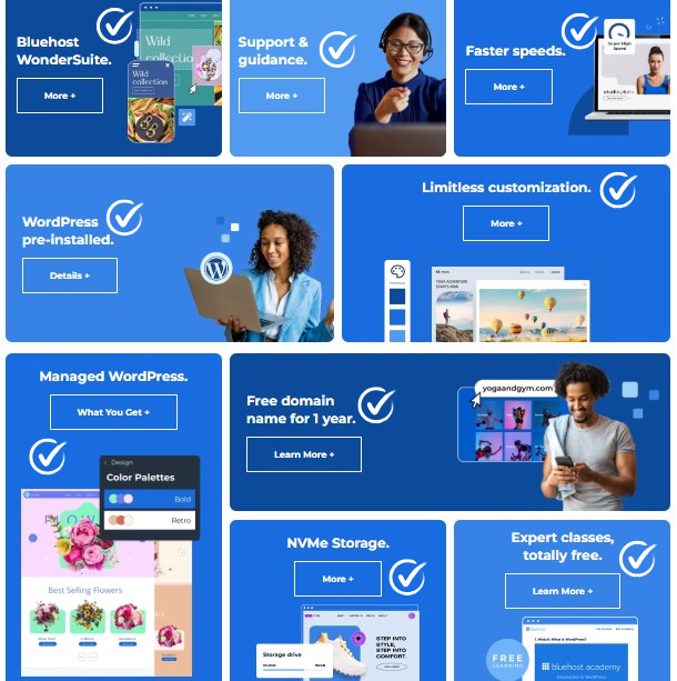 BlueHost Top Benefits