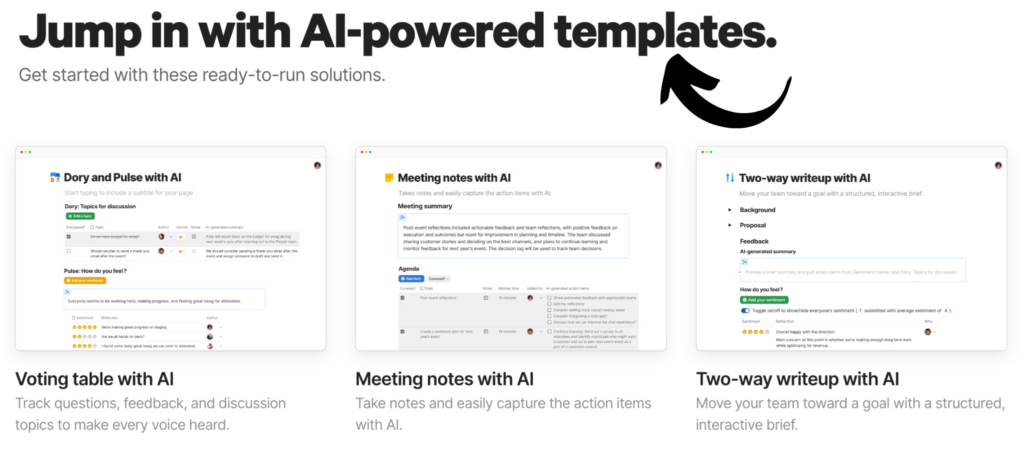 Coda AI-Powered Templates