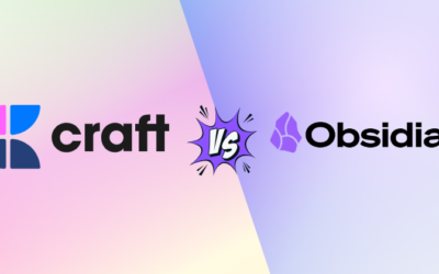 Craft vs Obsidian: Which Brainstorming App Will Win in 2025?