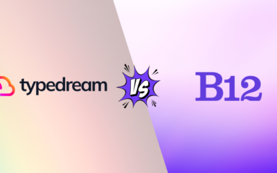 Typedream vs B12: AI Website Battle in 2025