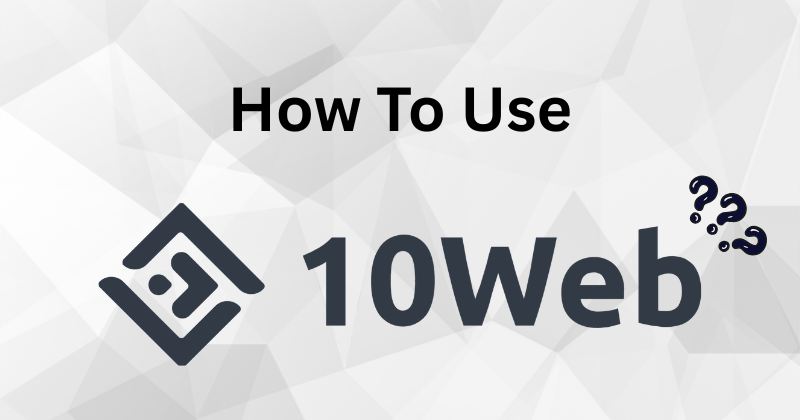 How to Use 10Web