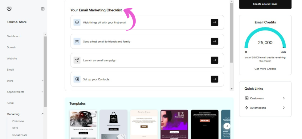 GoDaddy Automated Email Marketing Image