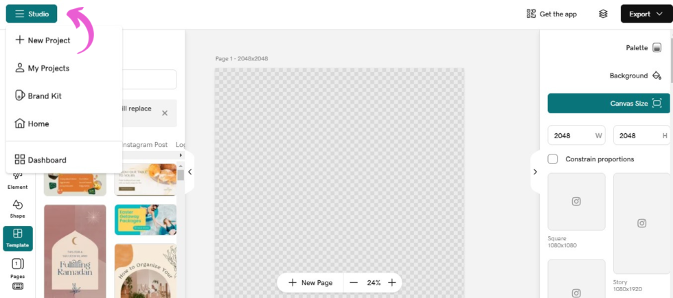 GoDaddy Content Creation Tool Image
