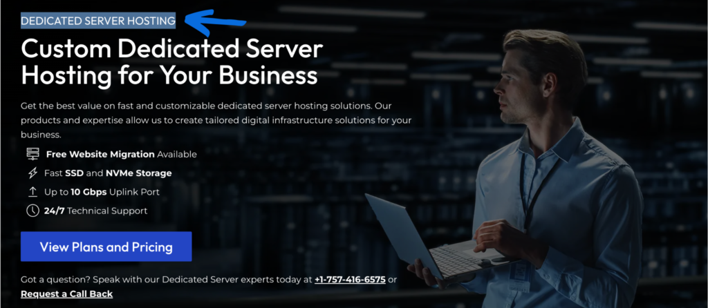 InMotion Hosting Dedicated Server Hosting