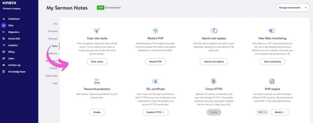 Kinsta Useful Tools