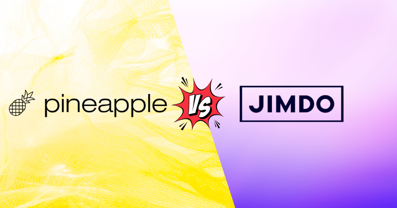 Pineapple Builder vs Jimdo 1