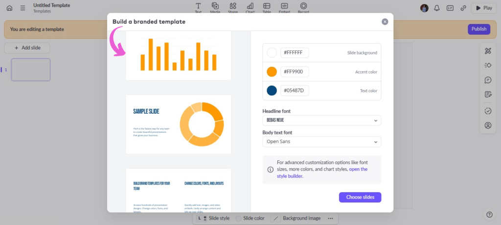 Pitch Create Branded Templates