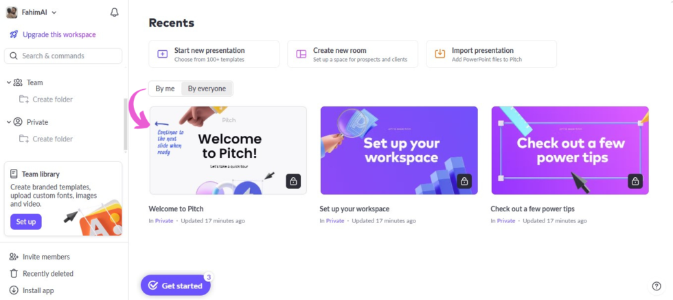 Pitch Personal Experience Image