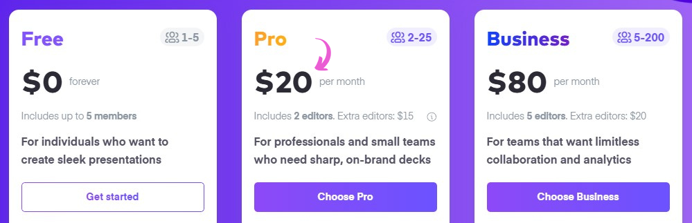 Pitch Pricing