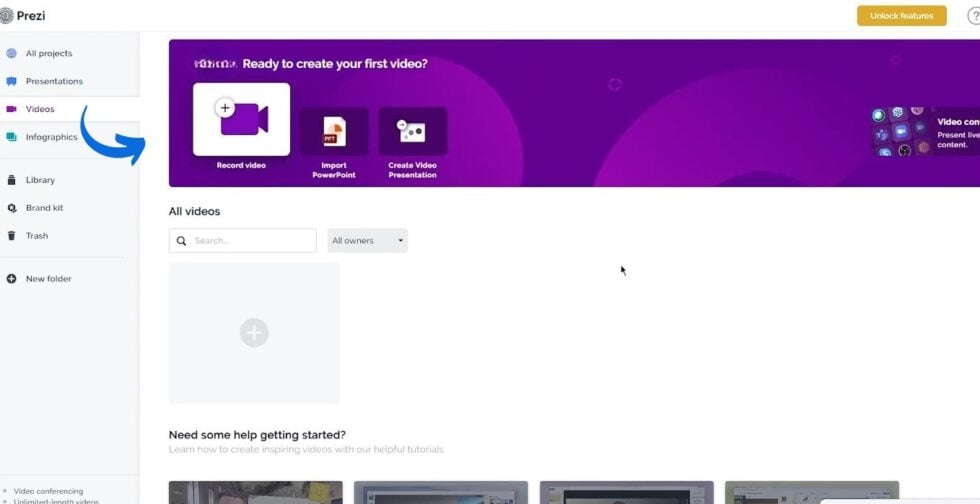 Prezi AI Video Tool Image