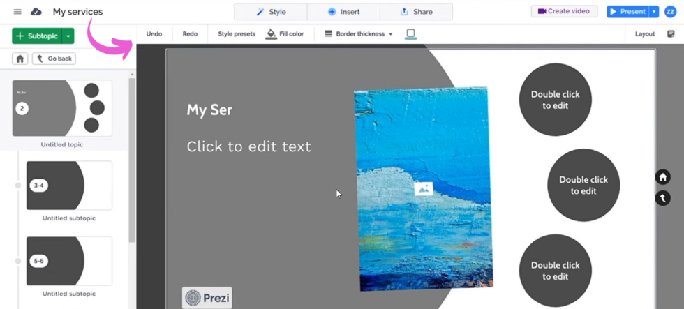 Prezi Personal Experience Image