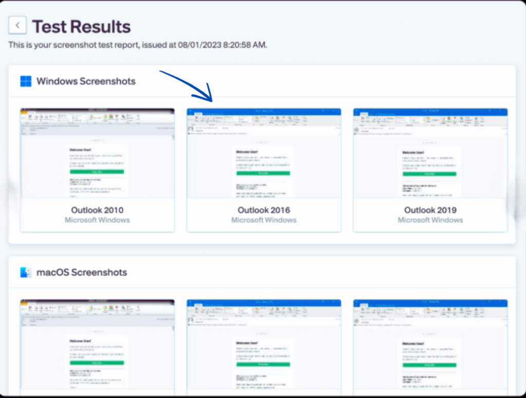 SMTP2GO tests results