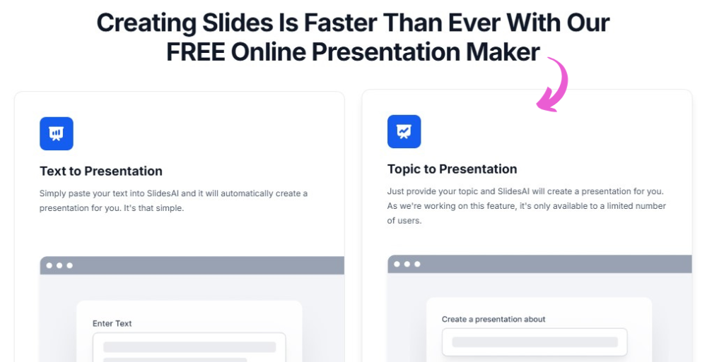 SlidesAI Online Presentation Maker