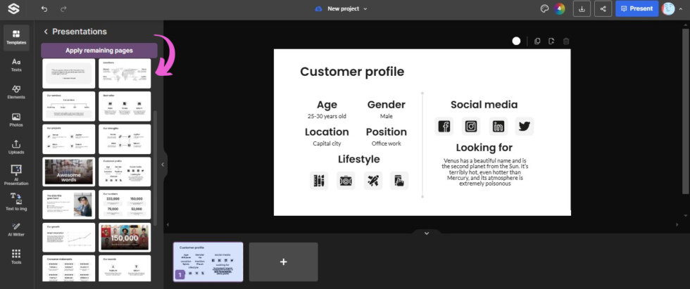 Slidesgo Free Slideshow Maker Image