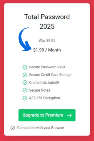 Total password Pricing