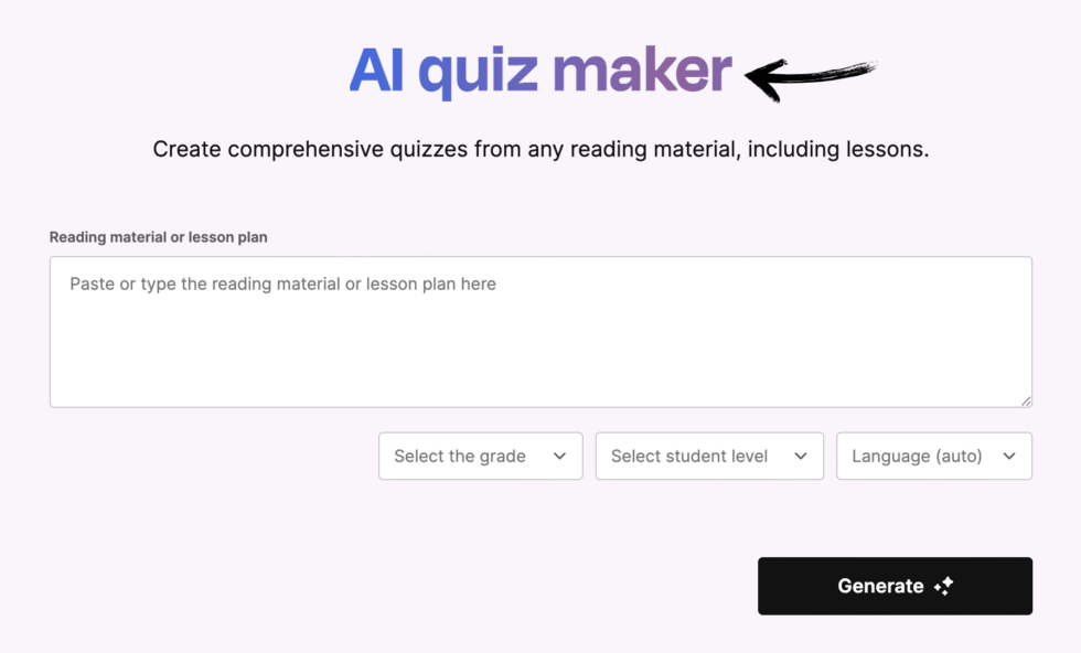 Slidesgo AI Quiz Maker Image