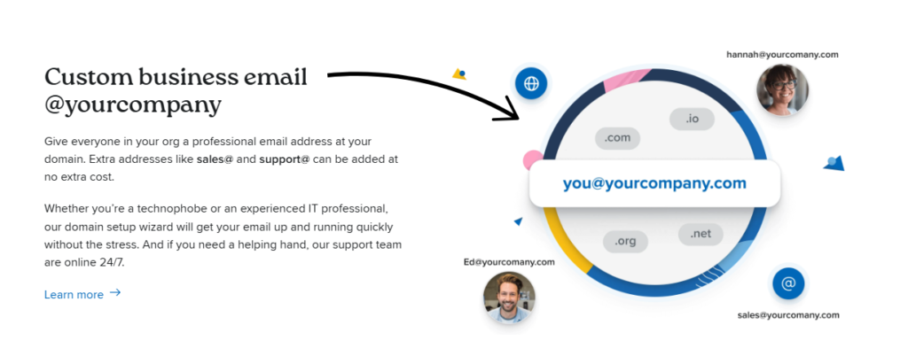 fastmail custom business email