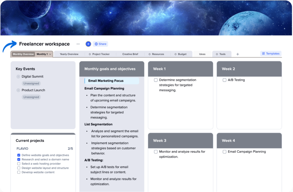 xTiles Freelancer Dashboard