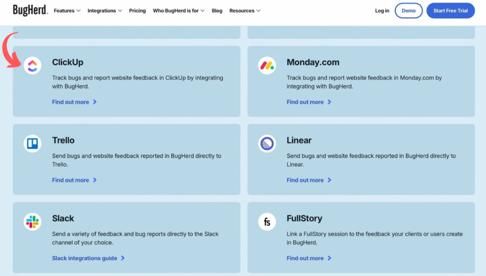 BugHerd Advanced App Integrations Image