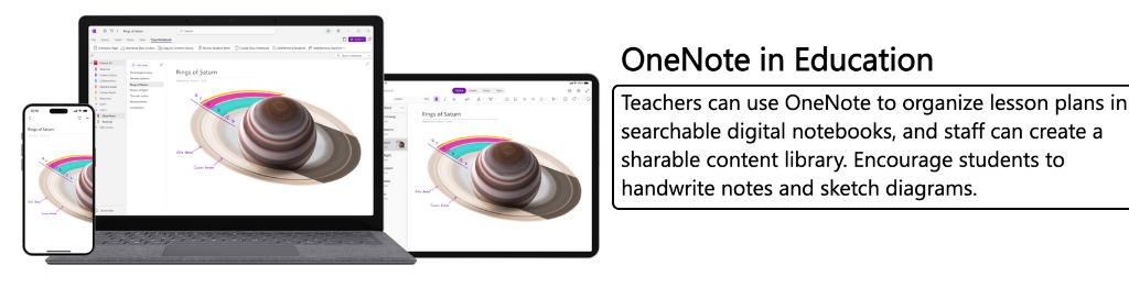 Microsoft OneNote education