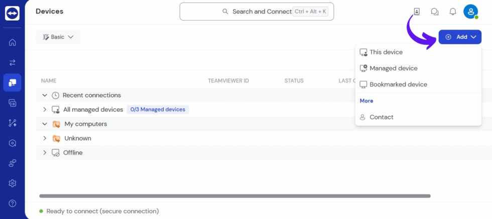TeamViewer Manage Multiple Accounts Image