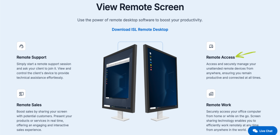 ISL Online Easy File Transfer Image