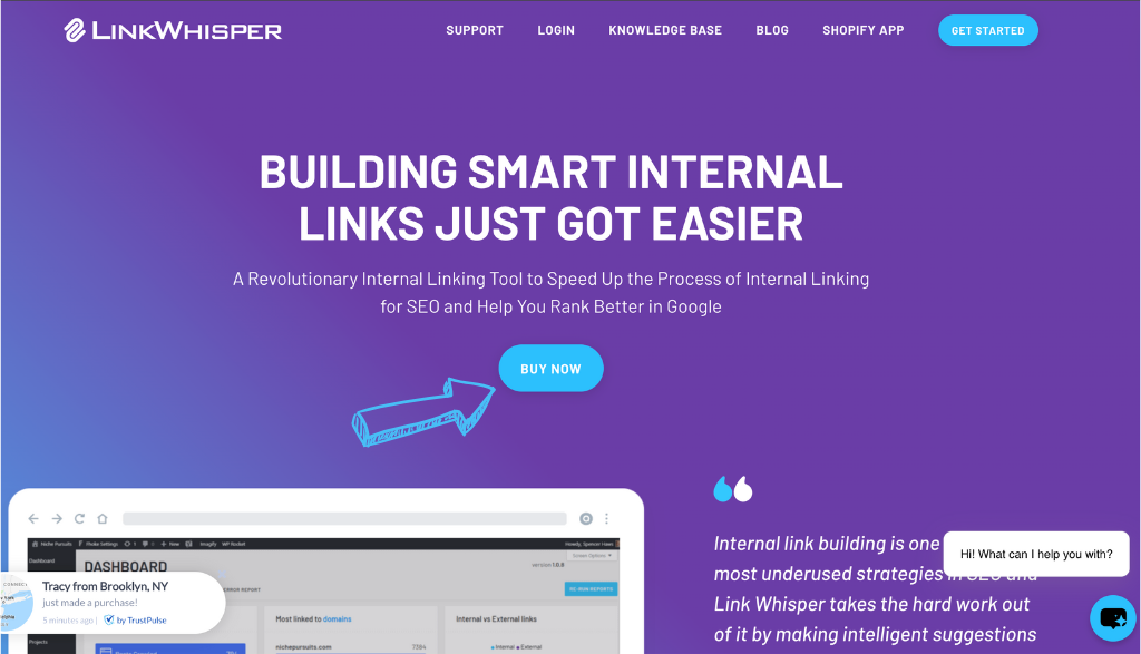 Link Whisper homepage