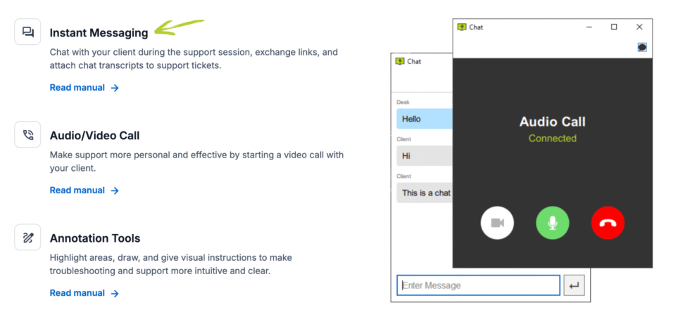 ISL Online Chat Image
