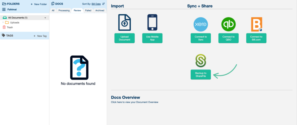 Hubdoc Easy Mobile App Uploads