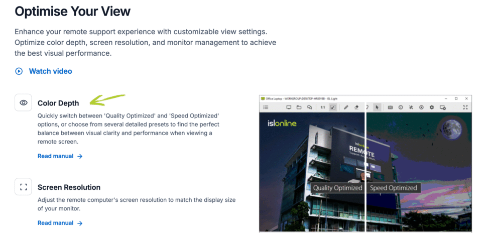 ISL Online Custom Branding Image