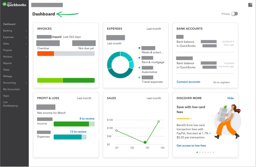 QuickBooksの個人的な経験