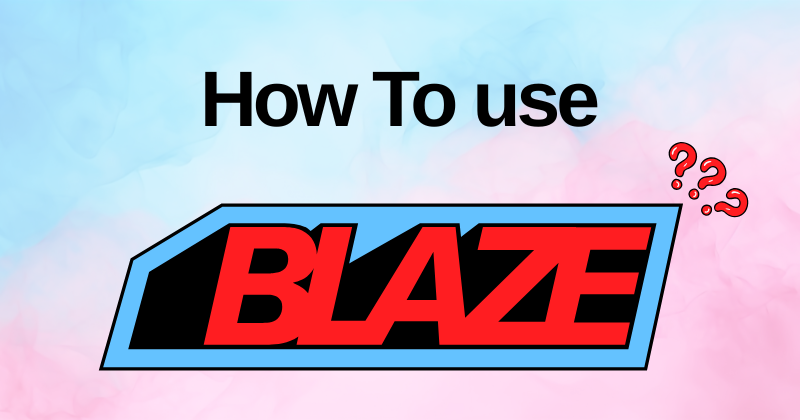 How to Use Blaze: Your Step-By-Step Guideline in 2025 1 How to Use Blaze