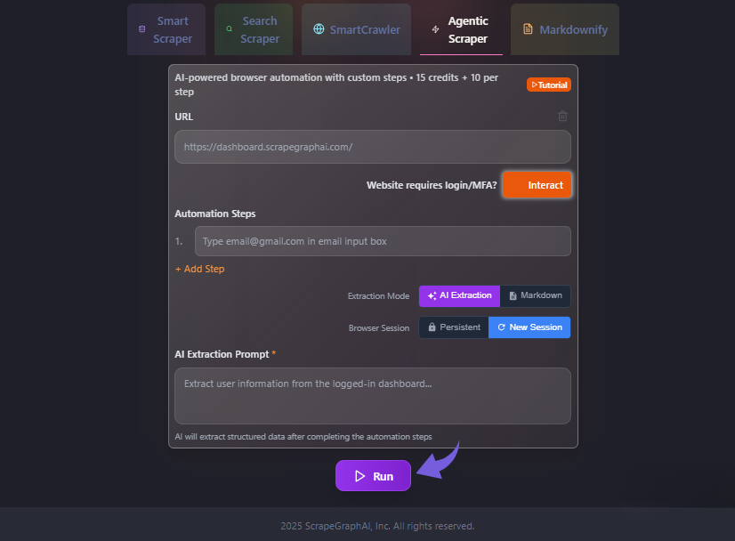 ScrapeGraphAI Review: Best AI Web Scraping Solution in 2025? 11 Scrapegraph Agentic Scraper