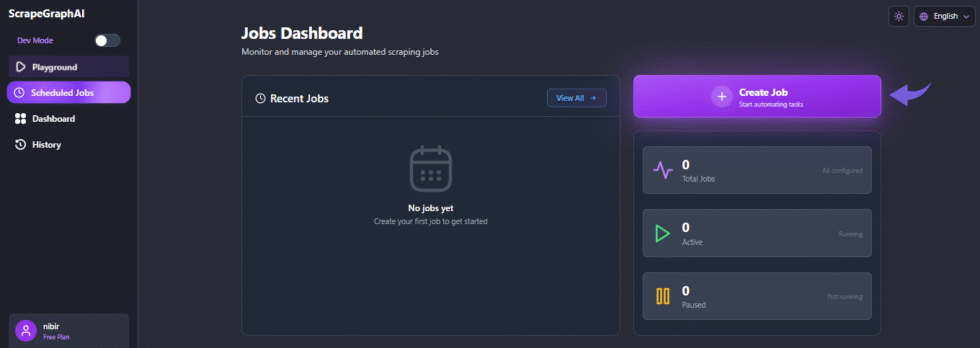 Scrapegraph ai Job Scheduler