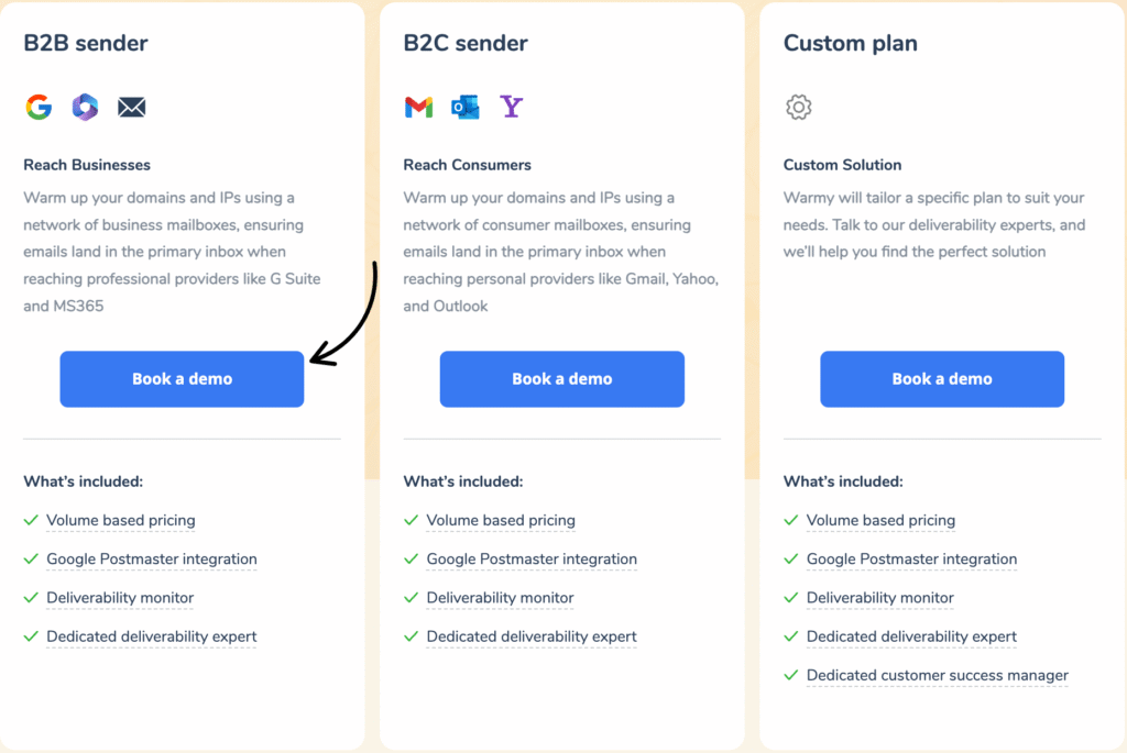 Saleshandy vs Warmy: Best Cold Outreach Tool in 2025? 8 Warmy pricing