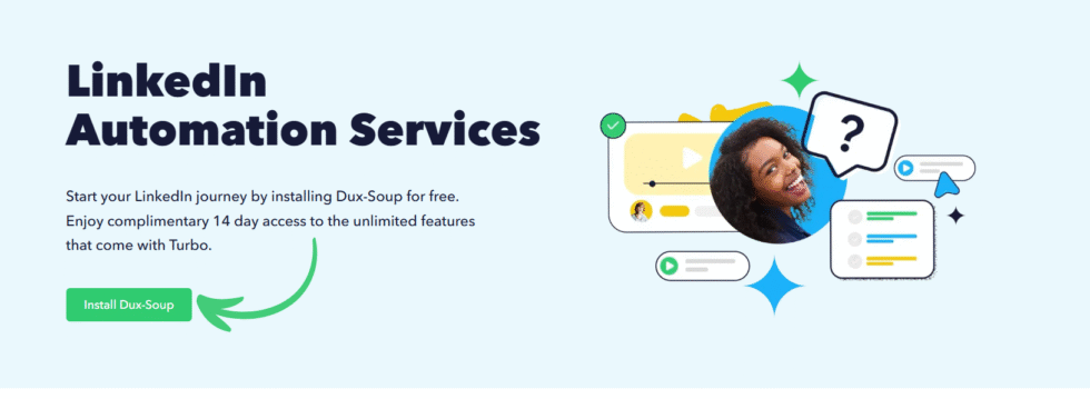 Dux-Soup LinkedIn Automation Services Image