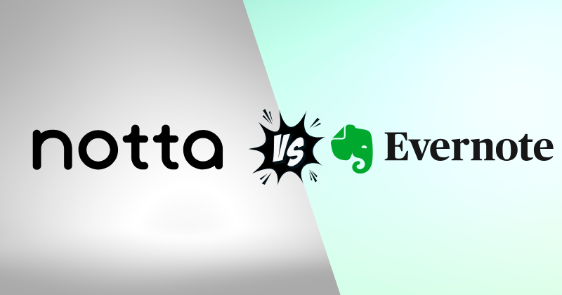 Notta vs Evernote: The Ultimate Comparison for Notes in 2025 3 Fahim AI 6 1 29
