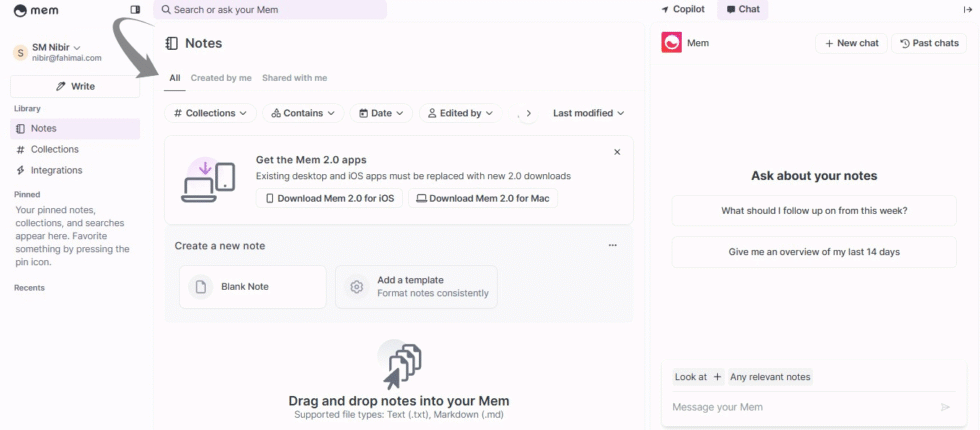 Mem AI Personal Experience Image