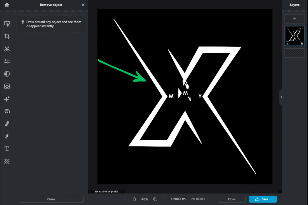 pixlr ai remove object