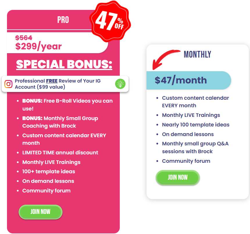 인스타클럽허브 가격