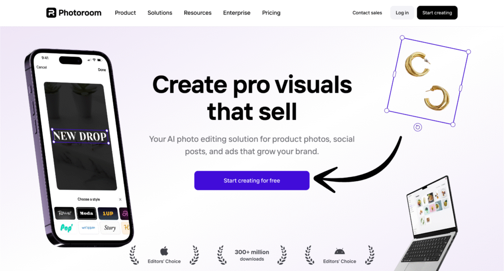 Photoroom Review 2025: Your AI Photo Editor Game-Changer? 3 photoroom homepage 1