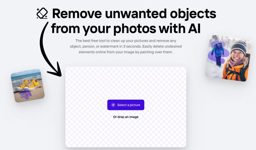 Photoroom Unwanted Object Remover