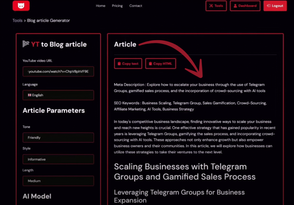 YTcopycat Review: AI Content Game Changer in 2025? 5 ytcopycat YT to Blog Article