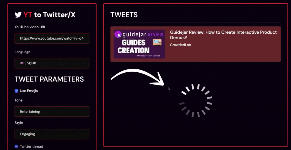 YTcopycat YT to Twitter/X