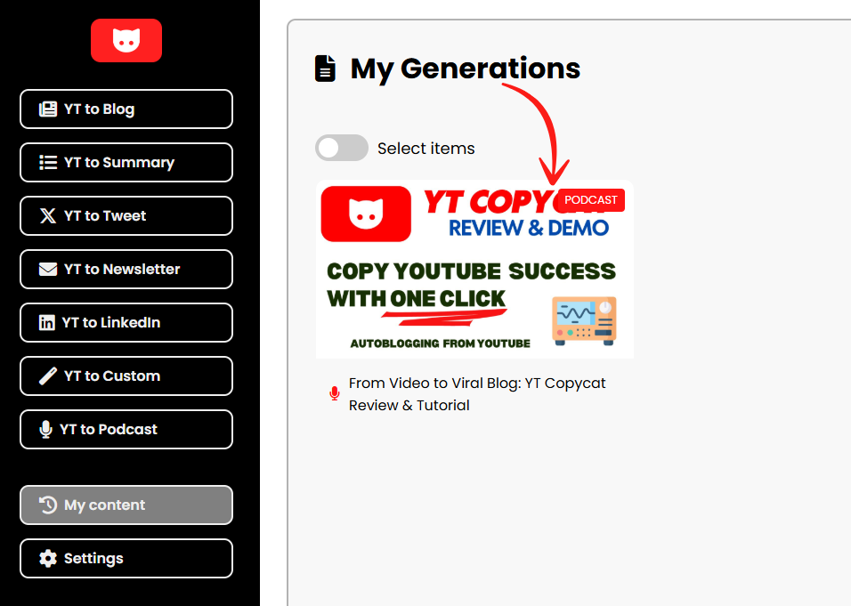 YTcopycat Review: AI Content Game Changer in 2025? 11 ytcopycat personal experience