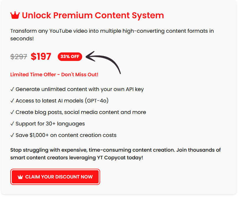 YTcopycat Review: AI Content Game Changer in 2025? 10 ytcopycat pricing