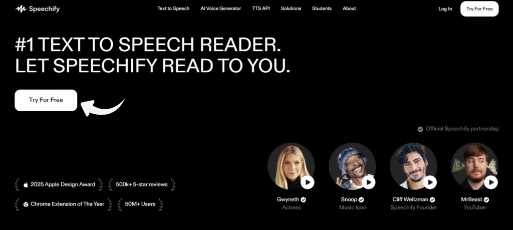 Введение в Speechify